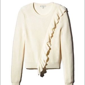 Joie Viviana Ruffle Pullover Sweater